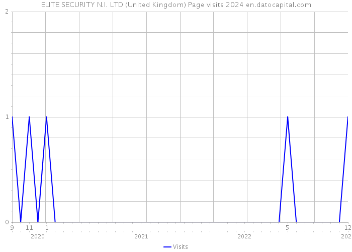ELITE SECURITY N.I. LTD (United Kingdom) Page visits 2024 