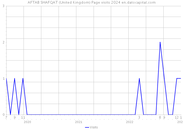 AFTAB SHAFQAT (United Kingdom) Page visits 2024 