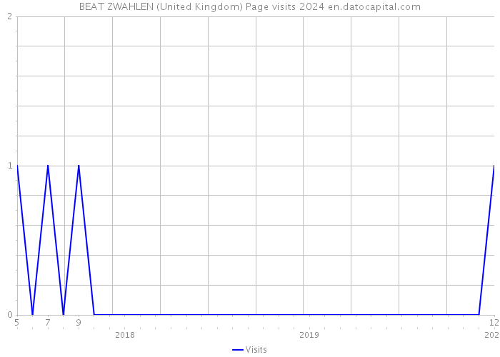 BEAT ZWAHLEN (United Kingdom) Page visits 2024 