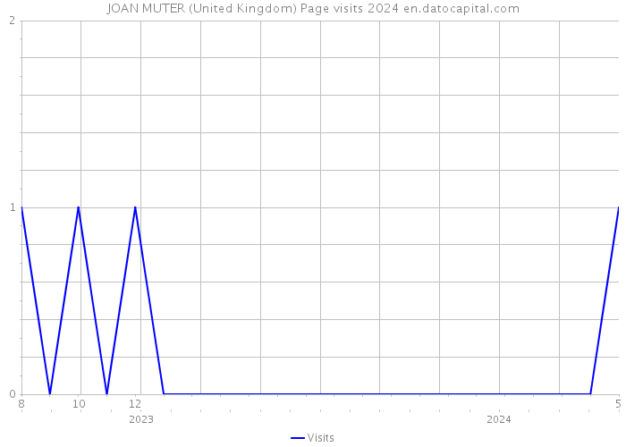 JOAN MUTER (United Kingdom) Page visits 2024 