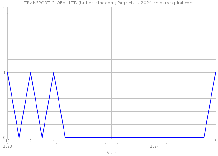 TRANSPORT GLOBAL LTD (United Kingdom) Page visits 2024 