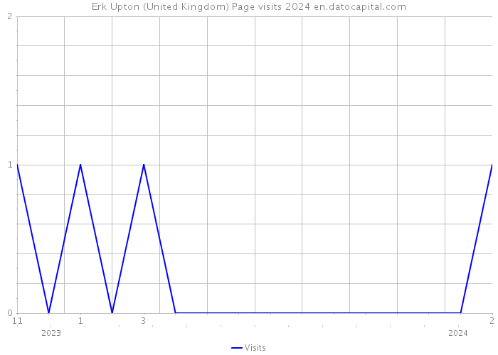 Erk Upton (United Kingdom) Page visits 2024 