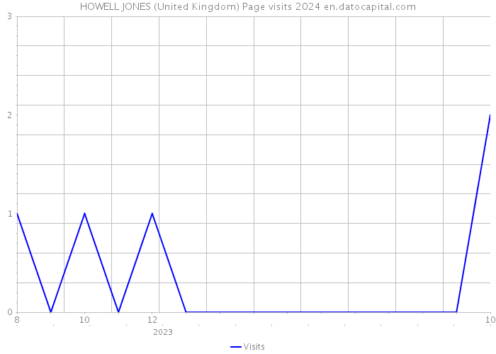 HOWELL JONES (United Kingdom) Page visits 2024 