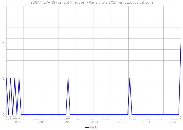 SUSAN EVANS (United Kingdom) Page visits 2024 