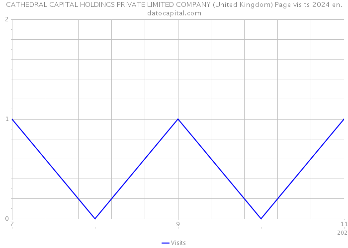 CATHEDRAL CAPITAL HOLDINGS PRIVATE LIMITED COMPANY (United Kingdom) Page visits 2024 