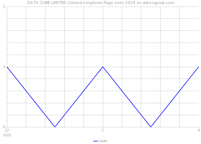 DATA CUBE LIMITED (United Kingdom) Page visits 2024 