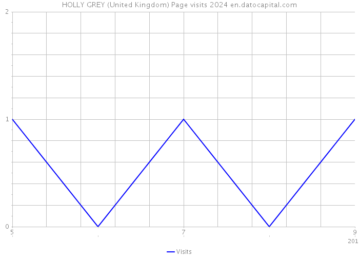 HOLLY GREY (United Kingdom) Page visits 2024 