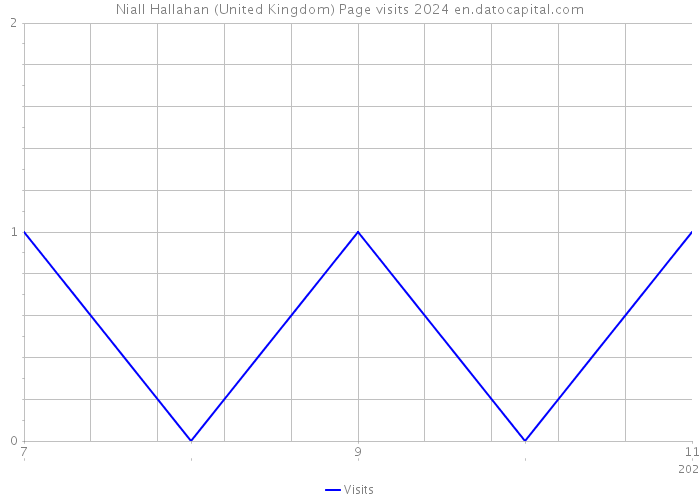 Niall Hallahan (United Kingdom) Page visits 2024 