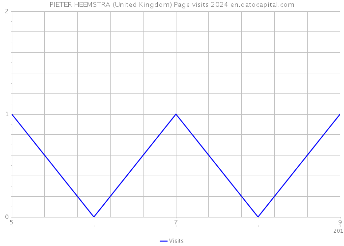 PIETER HEEMSTRA (United Kingdom) Page visits 2024 