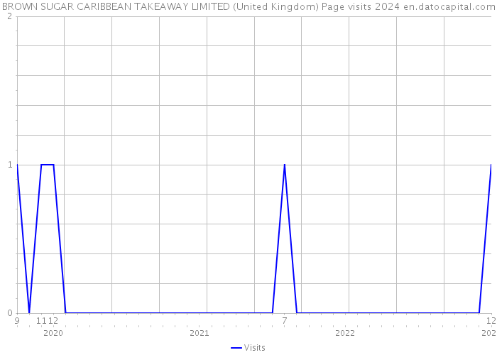 BROWN SUGAR CARIBBEAN TAKEAWAY LIMITED (United Kingdom) Page visits 2024 