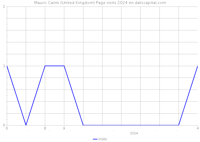 Mauro Caimi (United Kingdom) Page visits 2024 