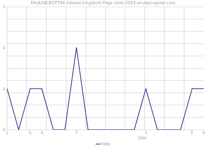 PAULINE BOTTINI (United Kingdom) Page visits 2024 