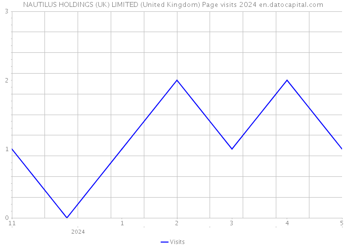 NAUTILUS HOLDINGS (UK) LIMITED (United Kingdom) Page visits 2024 