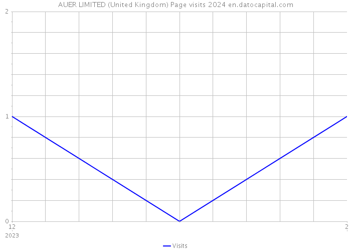 AUER LIMITED (United Kingdom) Page visits 2024 
