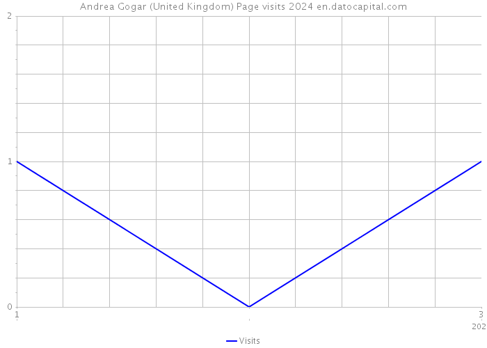 Andrea Gogar (United Kingdom) Page visits 2024 
