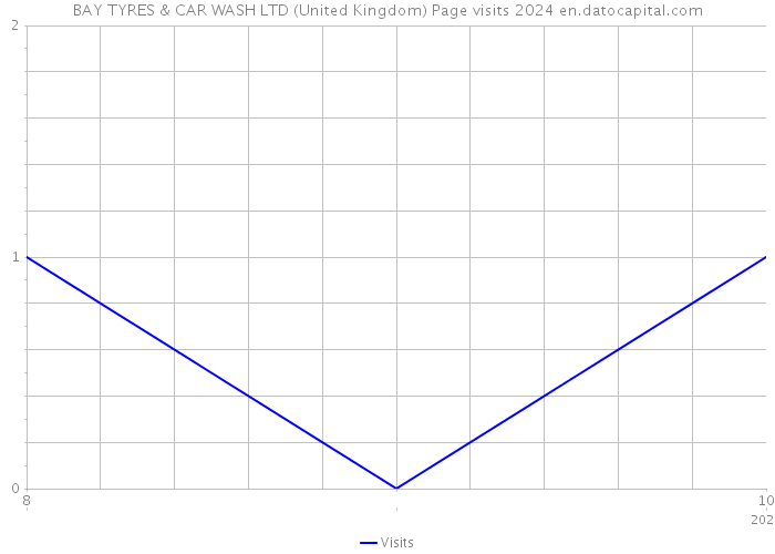 BAY TYRES & CAR WASH LTD (United Kingdom) Page visits 2024 