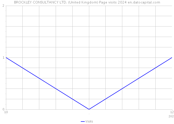 BROCKLEY CONSULTANCY LTD. (United Kingdom) Page visits 2024 