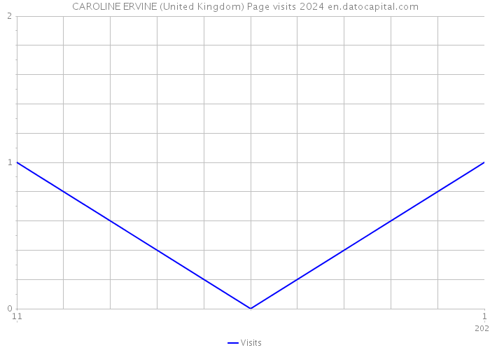CAROLINE ERVINE (United Kingdom) Page visits 2024 