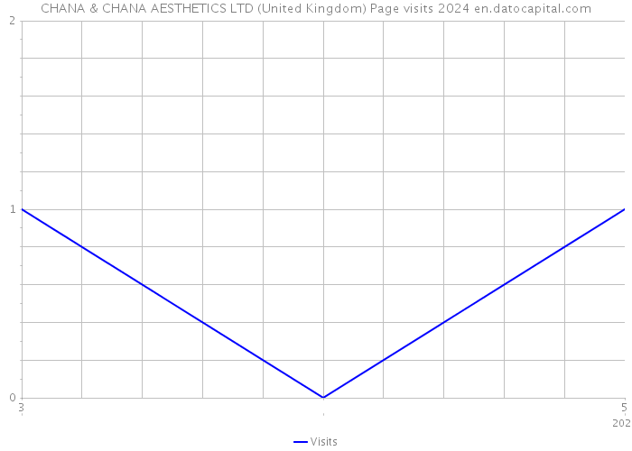 CHANA & CHANA AESTHETICS LTD (United Kingdom) Page visits 2024 