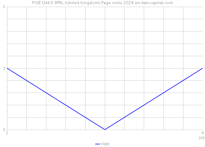 FIVE OAKS SPRL (United Kingdom) Page visits 2024 