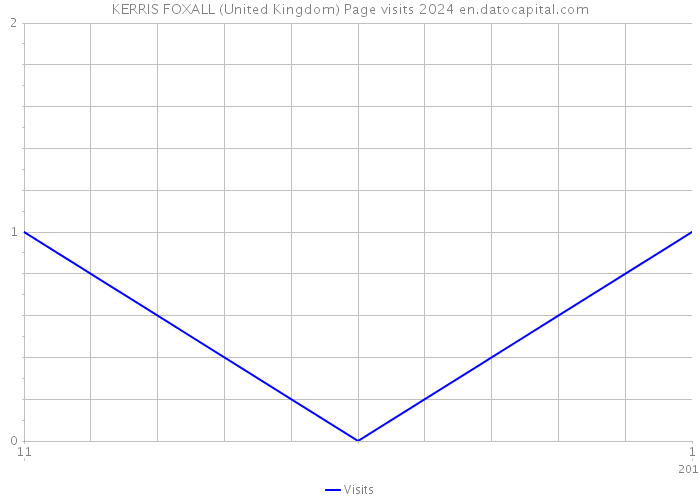KERRIS FOXALL (United Kingdom) Page visits 2024 