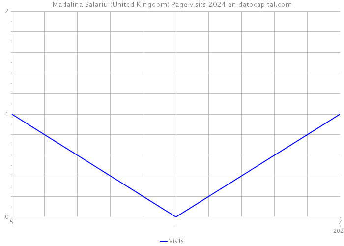 Madalina Salariu (United Kingdom) Page visits 2024 