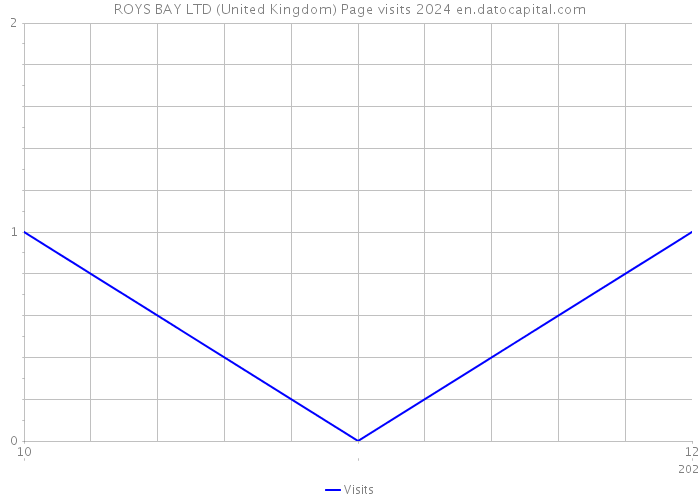 ROYS BAY LTD (United Kingdom) Page visits 2024 