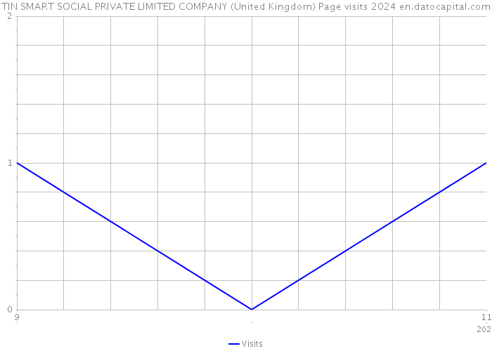 TIN SMART SOCIAL PRIVATE LIMITED COMPANY (United Kingdom) Page visits 2024 