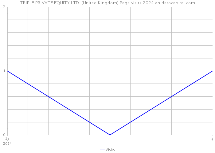 TRIPLE PRIVATE EQUITY LTD. (United Kingdom) Page visits 2024 