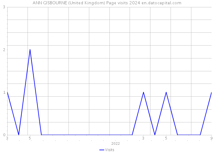 ANN GISBOURNE (United Kingdom) Page visits 2024 