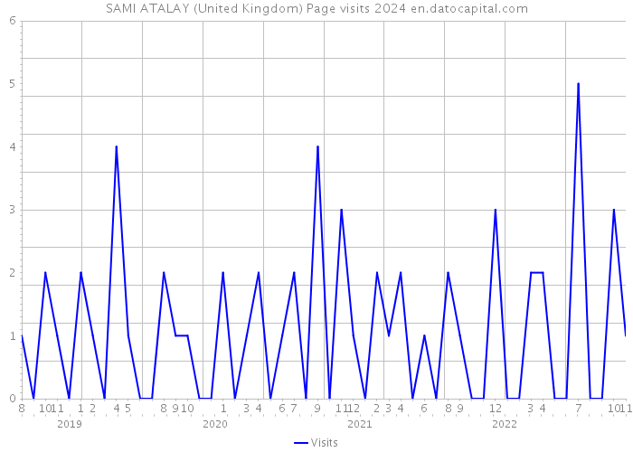SAMI ATALAY (United Kingdom) Page visits 2024 