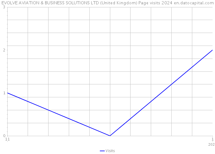 EVOLVE AVIATION & BUSINESS SOLUTIONS LTD (United Kingdom) Page visits 2024 