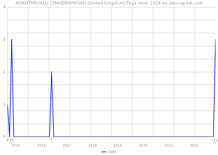 ANANTHAVALLI CHANDRAHASAN (United Kingdom) Page visits 2024 