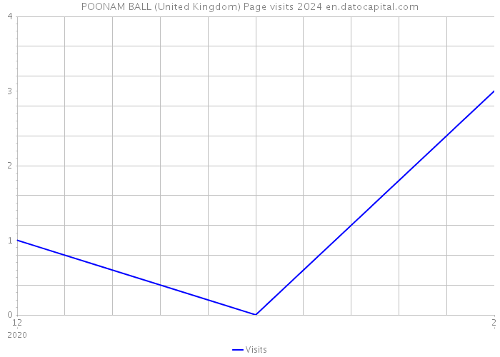 POONAM BALL (United Kingdom) Page visits 2024 