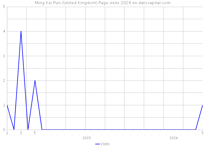 Ming Kei Pun (United Kingdom) Page visits 2024 