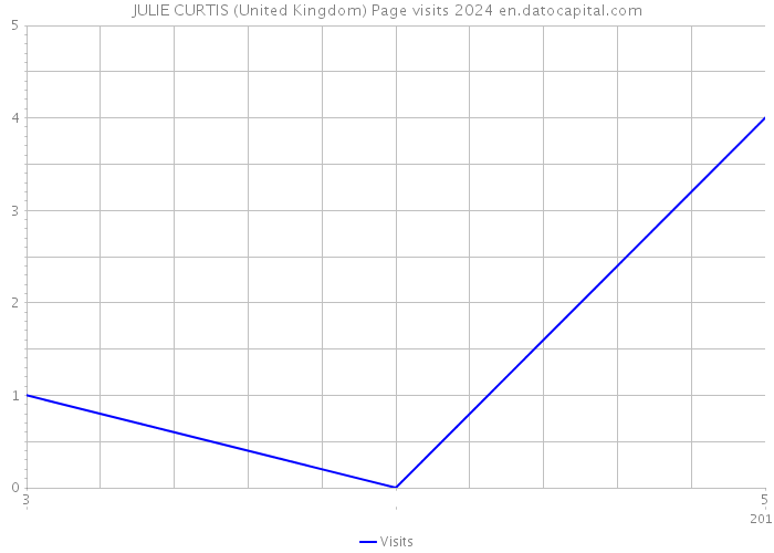 JULIE CURTIS (United Kingdom) Page visits 2024 