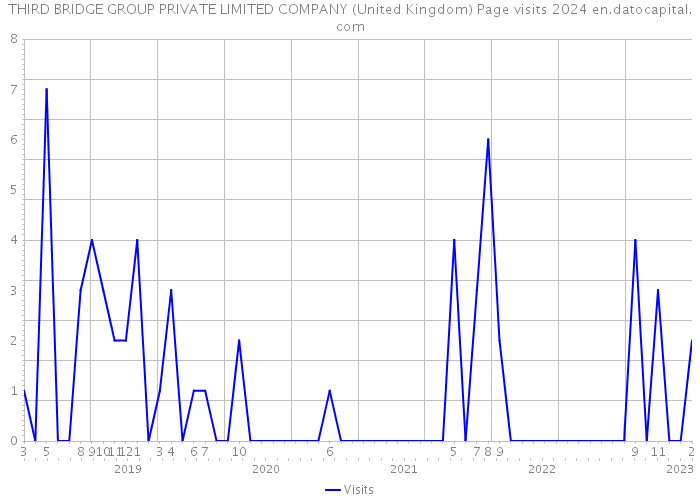 THIRD BRIDGE GROUP PRIVATE LIMITED COMPANY (United Kingdom) Page visits 2024 