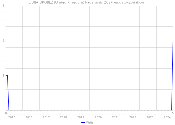 LIDIJA DROBEZ (United Kingdom) Page visits 2024 
