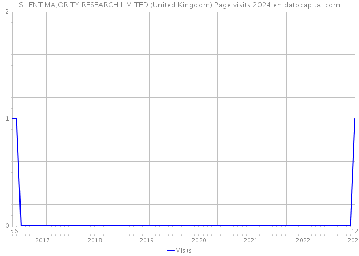 SILENT MAJORITY RESEARCH LIMITED (United Kingdom) Page visits 2024 