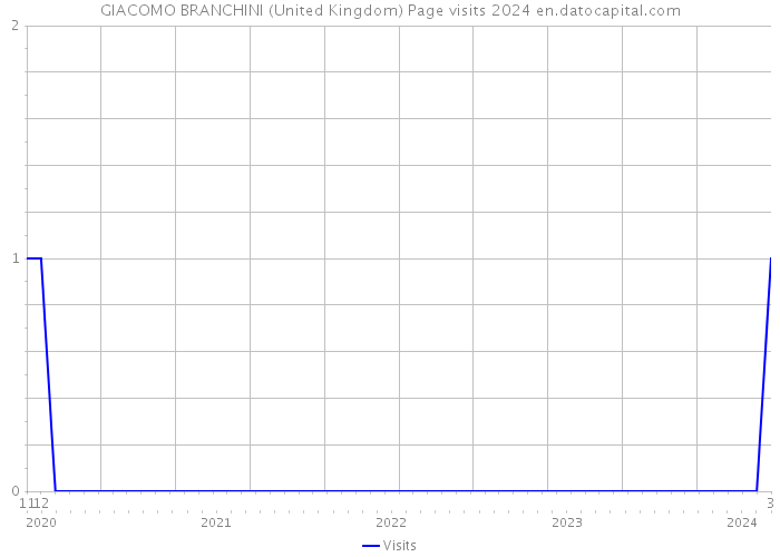 GIACOMO BRANCHINI (United Kingdom) Page visits 2024 