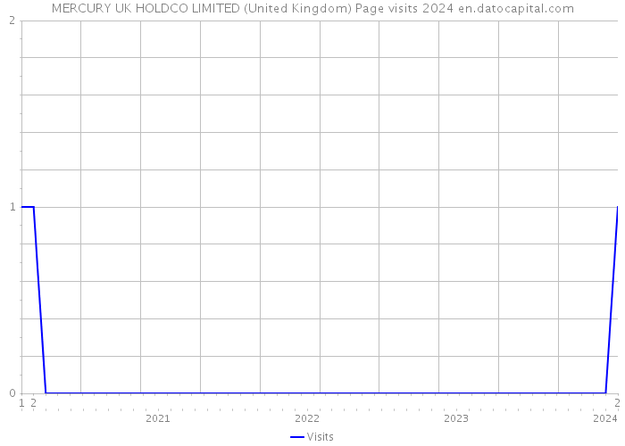 MERCURY UK HOLDCO LIMITED (United Kingdom) Page visits 2024 