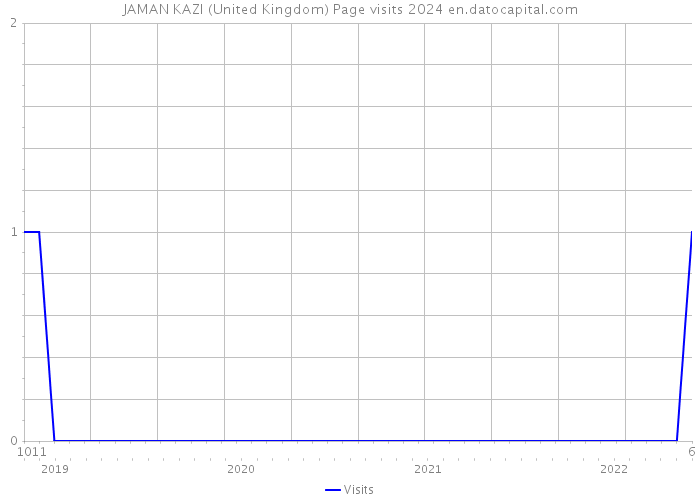 JAMAN KAZI (United Kingdom) Page visits 2024 