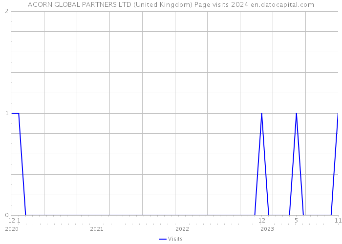 ACORN GLOBAL PARTNERS LTD (United Kingdom) Page visits 2024 
