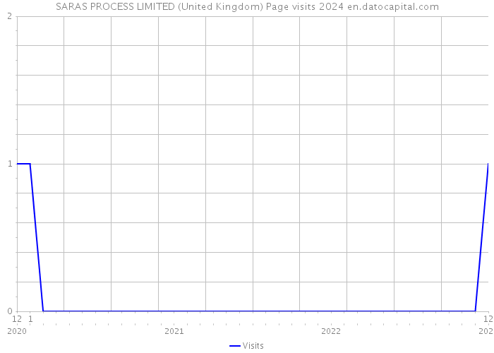 SARAS PROCESS LIMITED (United Kingdom) Page visits 2024 