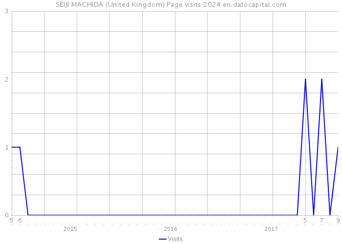 SEIJI MACHIDA (United Kingdom) Page visits 2024 
