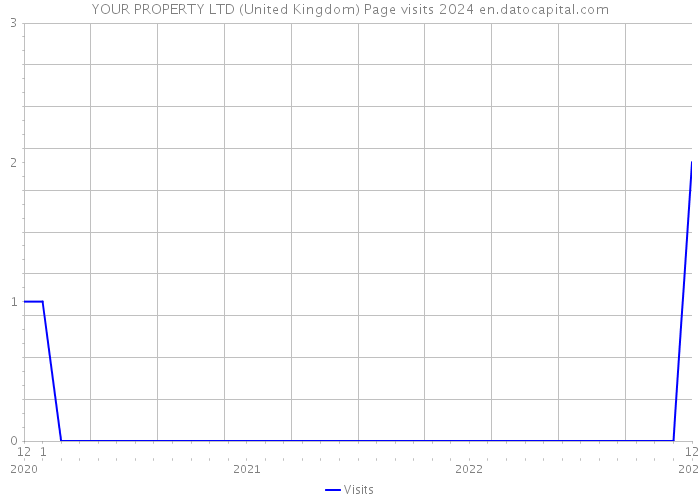 YOUR PROPERTY LTD (United Kingdom) Page visits 2024 