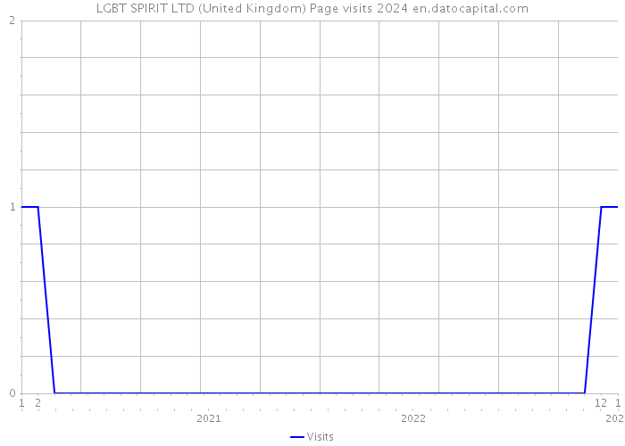 LGBT SPIRIT LTD (United Kingdom) Page visits 2024 
