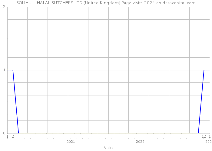 SOLIHULL HALAL BUTCHERS LTD (United Kingdom) Page visits 2024 