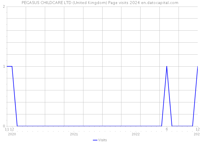 PEGASUS CHILDCARE LTD (United Kingdom) Page visits 2024 