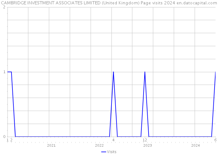 CAMBRIDGE INVESTMENT ASSOCIATES LIMITED (United Kingdom) Page visits 2024 